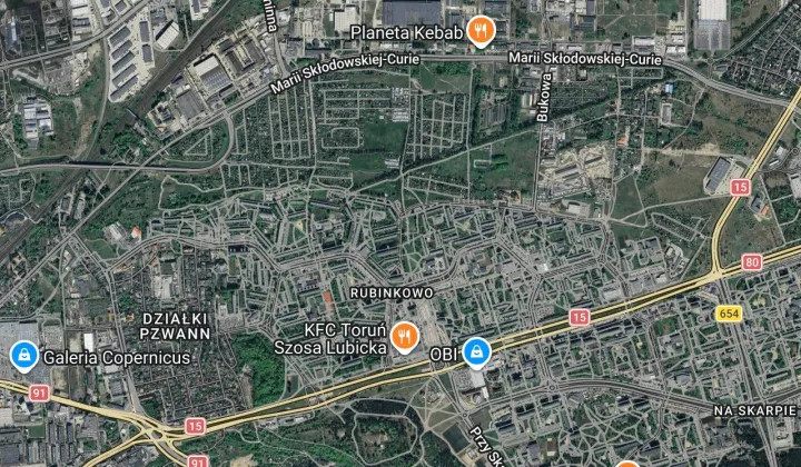 Mieszkanie 2-pokojowe Toruń Rubinkowo, ul. Józefa i Sylwestra Buszczyńskich