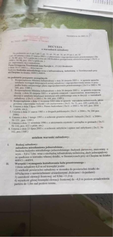 Działka budowlana Siemiatycze, ul. Henryka Sienkiewicza. Zdjęcie 2