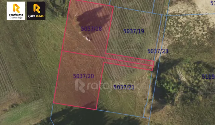 Działka budowlana Gdynia Chwarzno-Wiczlino, ul. Kazimierza Małkowskiego