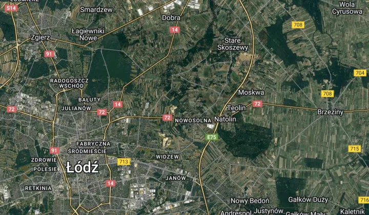 Działka rod Łódź Dąbrowa, ul. Jana Kasprowicza