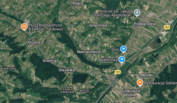 Działka budowlana Naszacowice