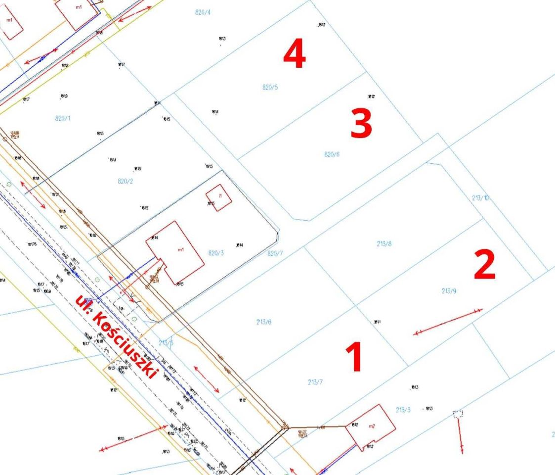 Działka budowlana Krasnystaw, ul. Kościuszki. Zdjęcie 3