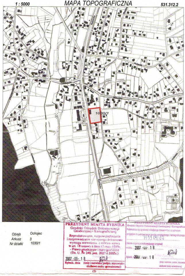 Działka budowlana Rybnik Ochojec. Zdjęcie 6