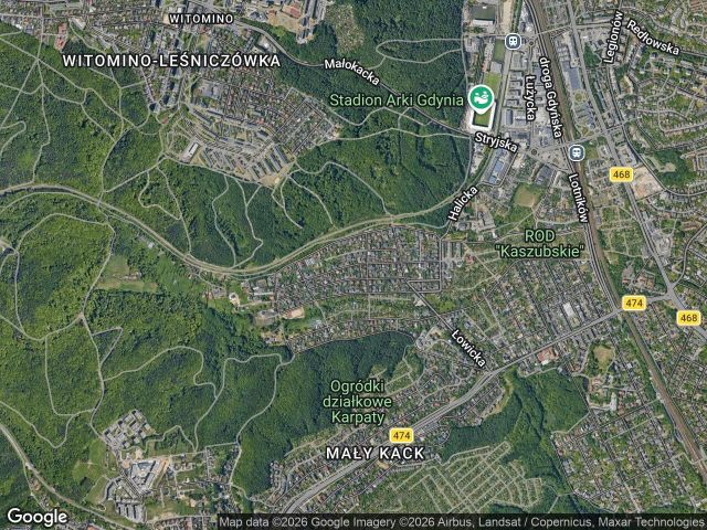 Działka budowlana Gdynia Mały Kack, ul. Piotrkowska. Zdjęcie 1