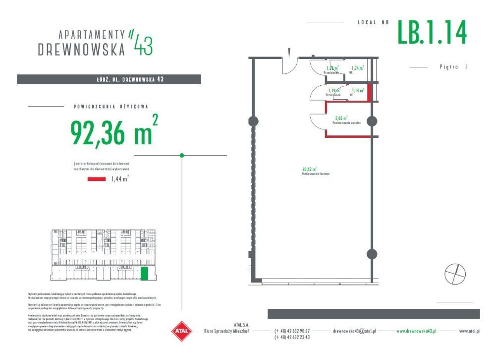 Lokal Łódź Bałuty, ul. Drewnowska. Zdjęcie 3