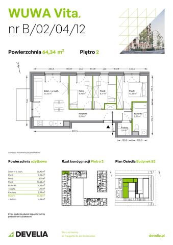 Mieszkanie 4-pokojowe Wrocław Żerniki, ul. Tadeusza Brzozy. Zdjęcie 6