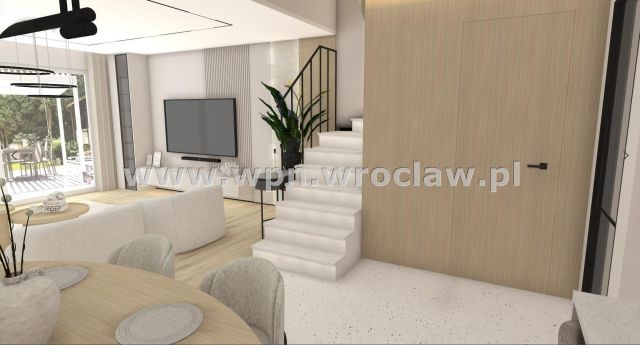 dom szeregowy, 4 pokoje Wrocław Psie Pole, ul. Polanowicka. Zdjęcie 5