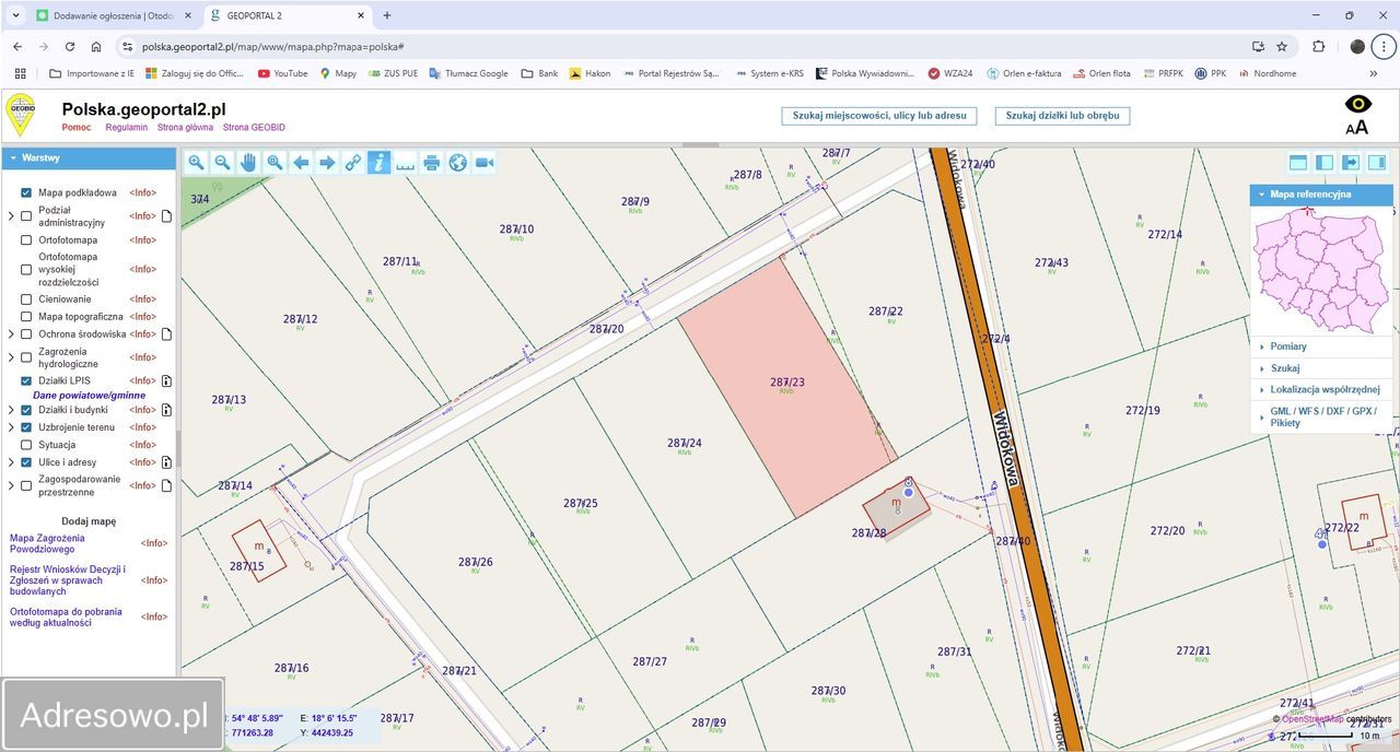 Działka budowlana Odargowo