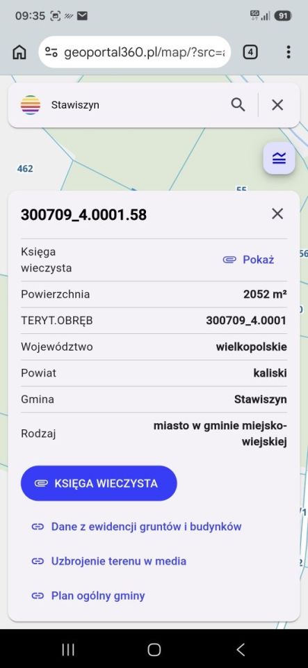Działka budowlana Stawiszyn. Zdjęcie 3
