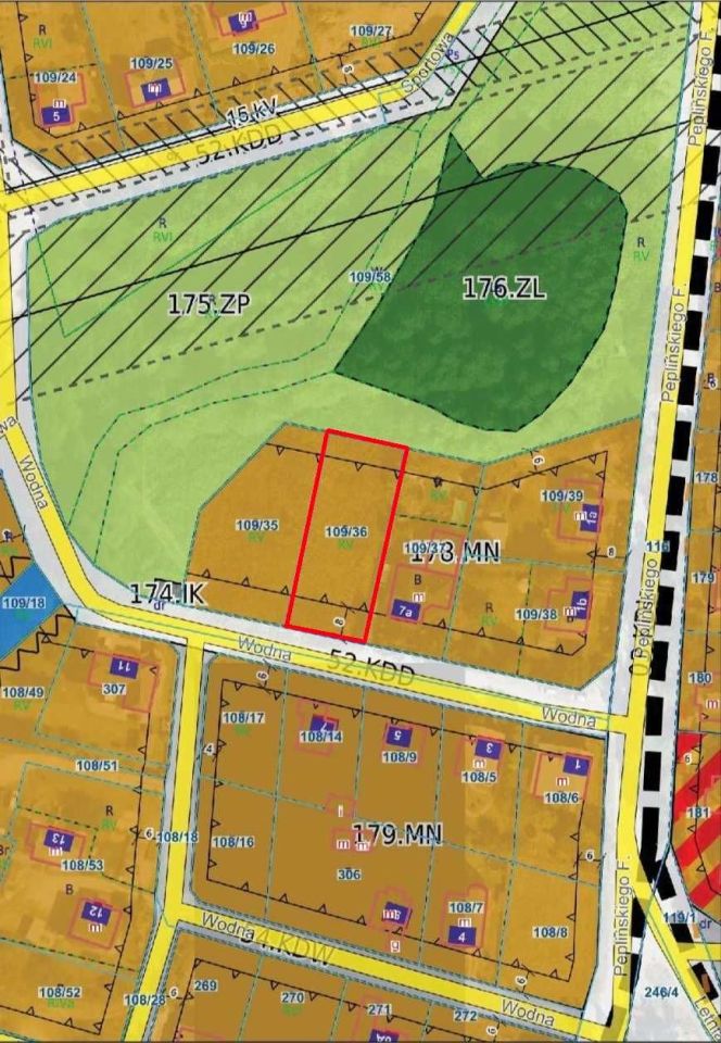 Działka budowlana Rokocin, ul. Wodna. Zdjęcie 3