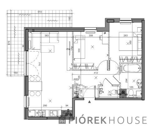 Mieszkanie 3-pokojowe Warszawa Wola, ul. Józefa Sowińskiego. Zdjęcie 19