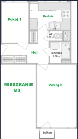 Mieszkanie 2-pokojowe Tomaszów Mazowiecki Niebrów, ul. Kwiatowa. Zdjęcie 1