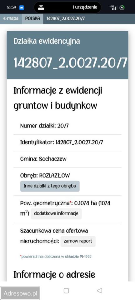 Działka budowlana Rozlazłów. Zdjęcie 3