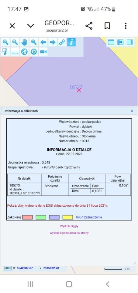 Działka budowlana Stobierna. Zdjęcie 5