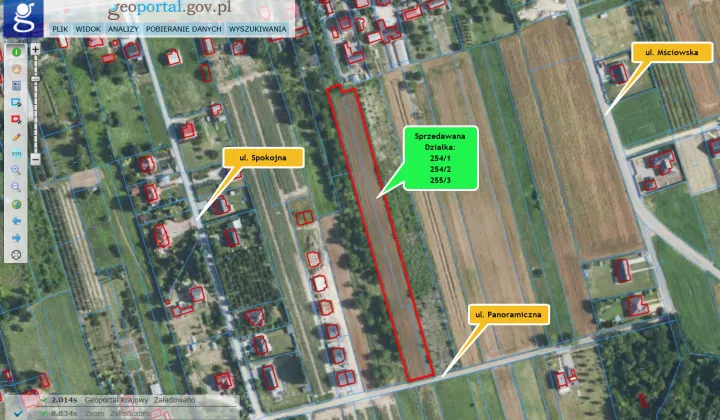 Działka rolno-budowlana Sandomierz Mokoszyn, ul. Panoramiczna