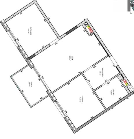 Mieszkanie 3-pokojowe Nowy Dwór Mazowiecki Centrum, ul. Modlińska. Zdjęcie 1