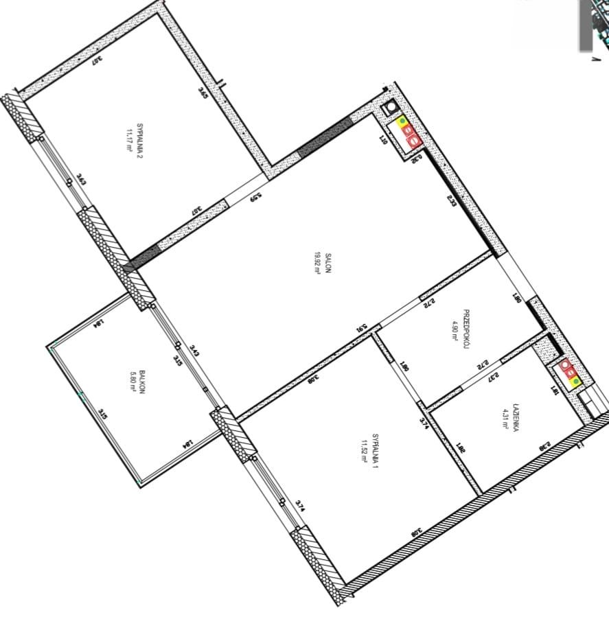Mieszkanie 3-pokojowe Nowy Dwór Mazowiecki Centrum, ul. Modlińska. Zdjęcie 1