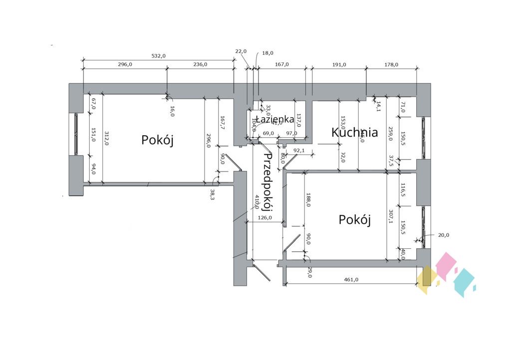 Mieszkanie 2-pokojowe Olsztyn, ul. Tadeusza Kościuszki. Zdjęcie 9