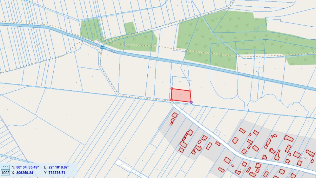 Działka budowlana Jarocin Zadworze, Brak. Zdjęcie 3