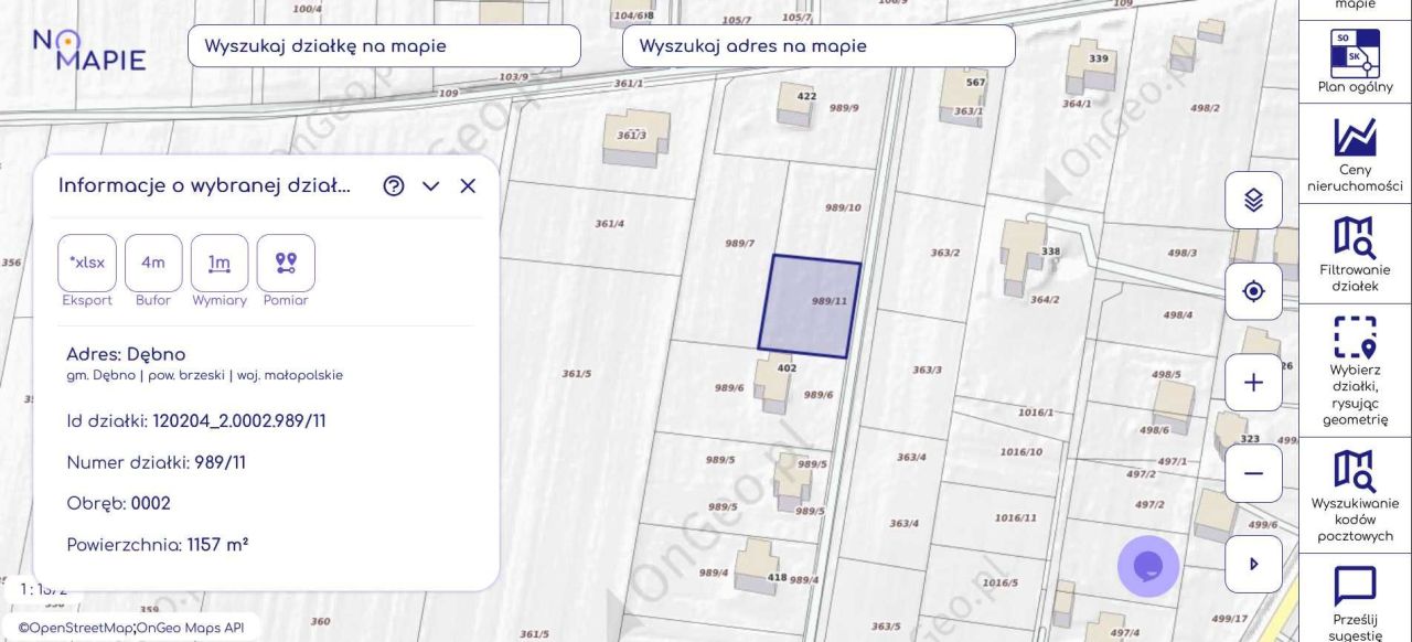 Działka budowlana Dębno. Zdjęcie 4