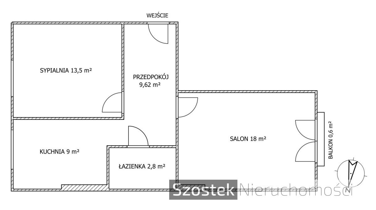 Mieszkanie 2-pokojowe Częstochowa Centrum, ul. Polskiej Organizacji Wojskowej. Zdjęcie 17