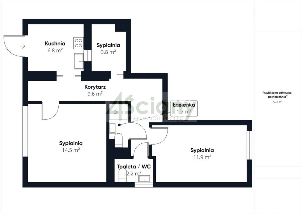 Mieszkanie 3-pokojowe Warszawa Bielany, ul. Zgrupowania "Żmija". Zdjęcie 22