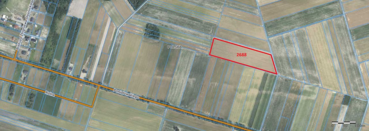 Działka rolna Ostrów Lubelski Dzielnica Lubelska, ul. Poniatowskiego. Zdjęcie 4