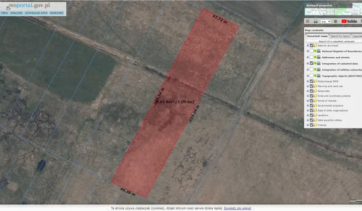 Działka rolna Radomin