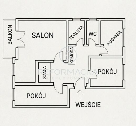 Mieszkanie 3-pokojowe Rzeszów, ul. gen. Józefa Kustronia. Zdjęcie 2