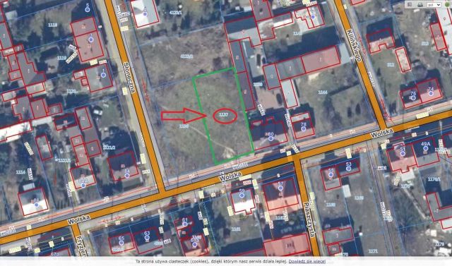 Działka budowlana Łaskarzew, ul. Wolska. Zdjęcie 1