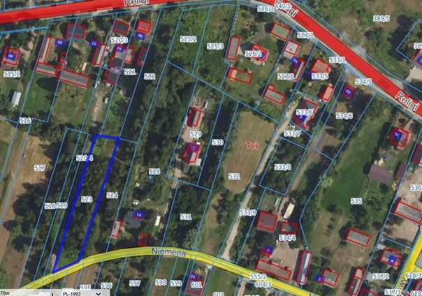 Działka budowlana Tuł, ul. Niemena