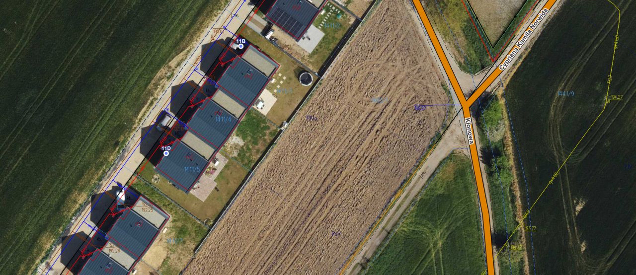 Działka budowlana Racibórz Markowice, ul. Cypriana Kamila Norwida. Zdjęcie 3