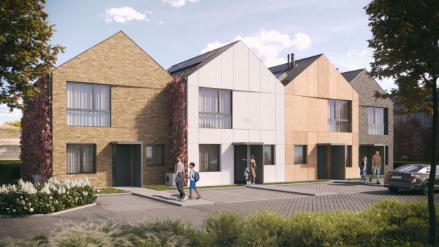 dom szeregowy, 5 pokoi Warszawa Ursus, ul. Zygmunta Markerta. Zdjęcie 2