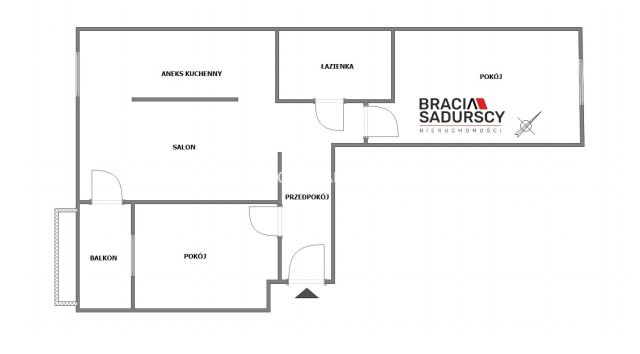 Mieszkanie 3-pokojowe Kraków Czyżyny, ul. Bolesława Orlińskiego. Zdjęcie 8