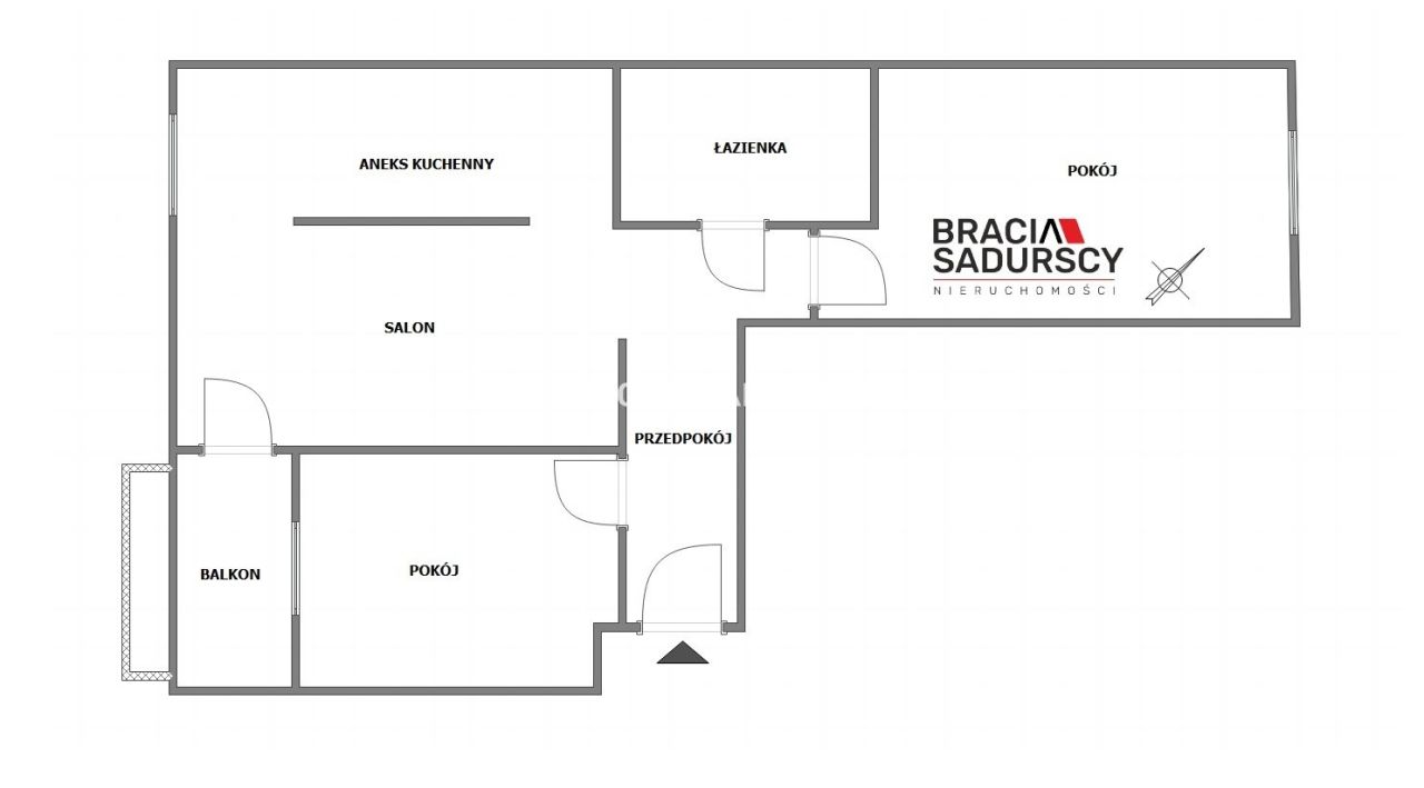 Mieszkanie 3-pokojowe Kraków Czyżyny, ul. Bolesława Orlińskiego. Zdjęcie 8