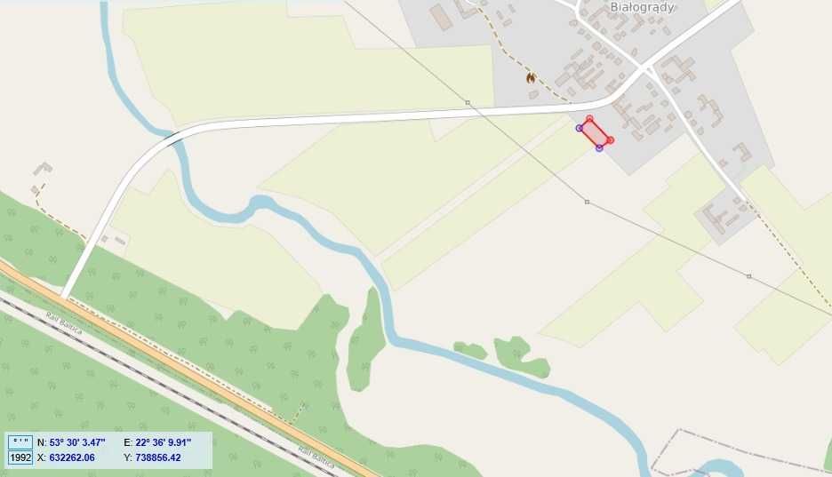 Działka rolno-budowlana Białogrądy. Zdjęcie 3