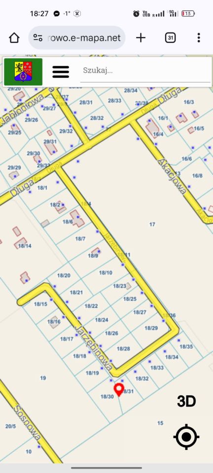 Działka budowlana Sopieszyno Kotłówka, Jarzębinowa