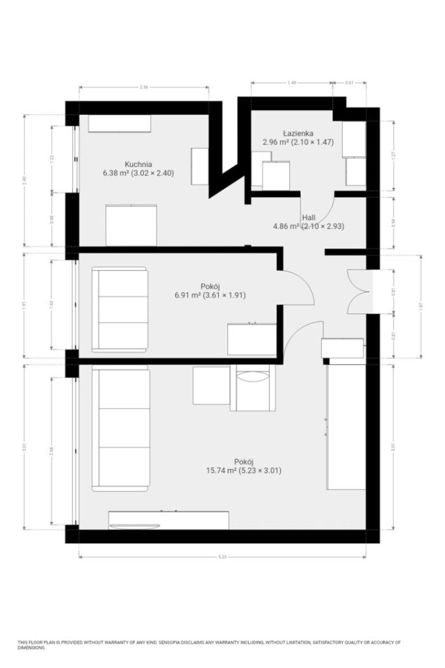 Mieszkanie 2-pokojowe Stronie Śląskie, ul. Nadbrzeżna. Zdjęcie 11