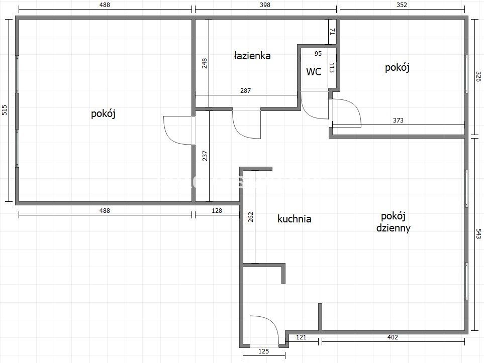 Mieszkanie 3-pokojowe Kraków Stare Miasto, ul. Krakowska. Zdjęcie 3