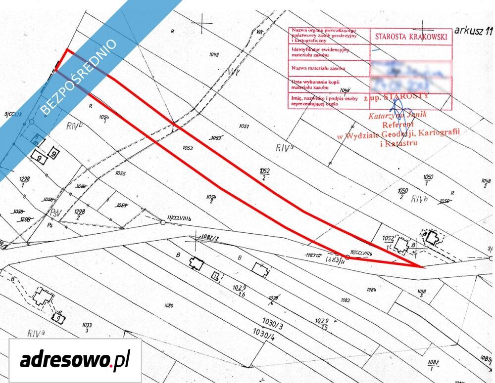Działka rolno-budowlana Przeginia. Zdjęcie 4