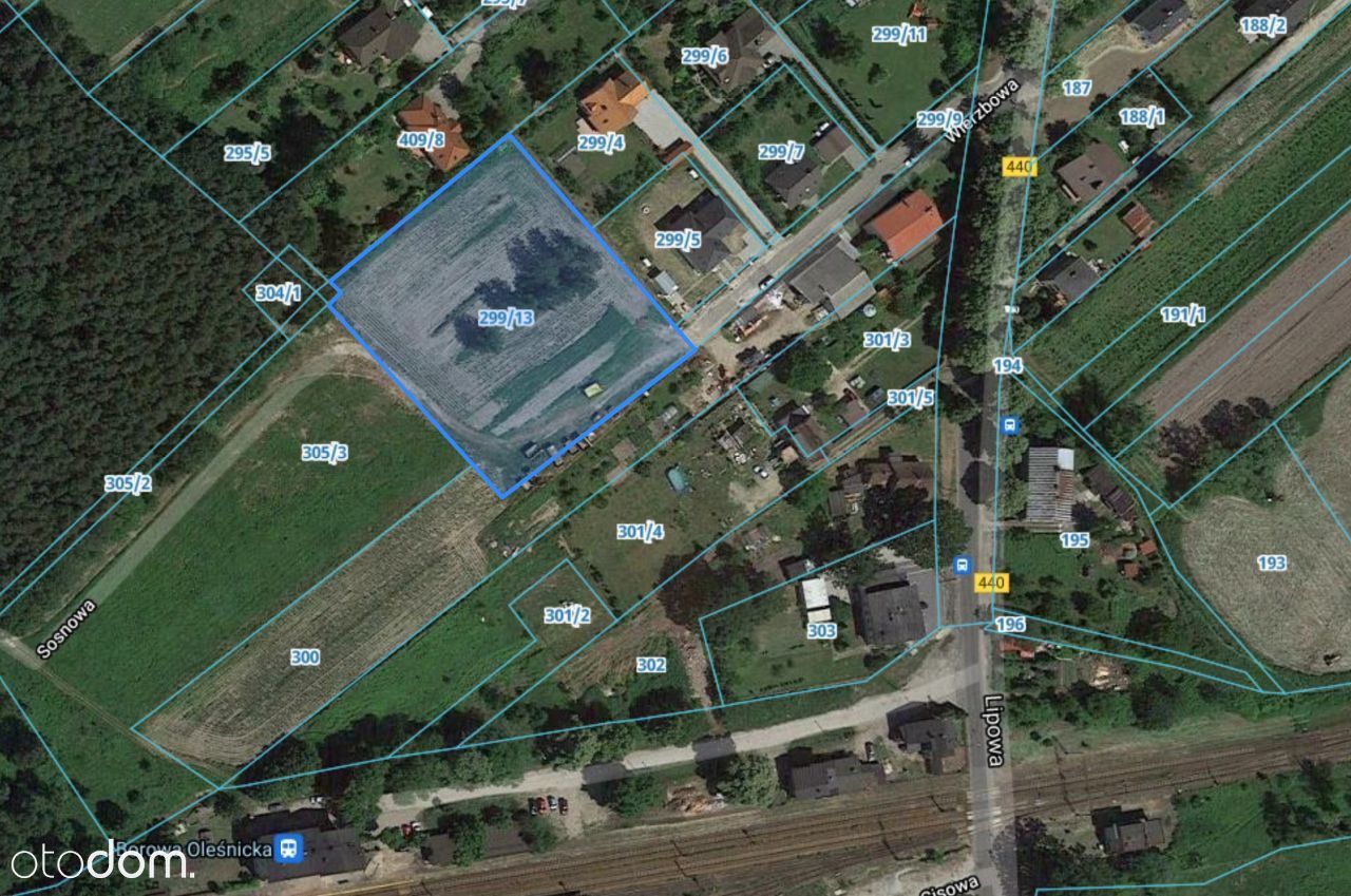 Działka budowlana Borowa, ul. Wierzbowa