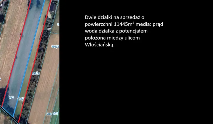 Działka rolno-budowlana Dylew, ul. Włościańska