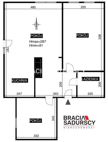 Mieszkanie 3-pokojowe Kraków Prądnik Czerwony, ul. abp. Zygmunta Szczęsnego Felińskiego. Zdjęcie 20