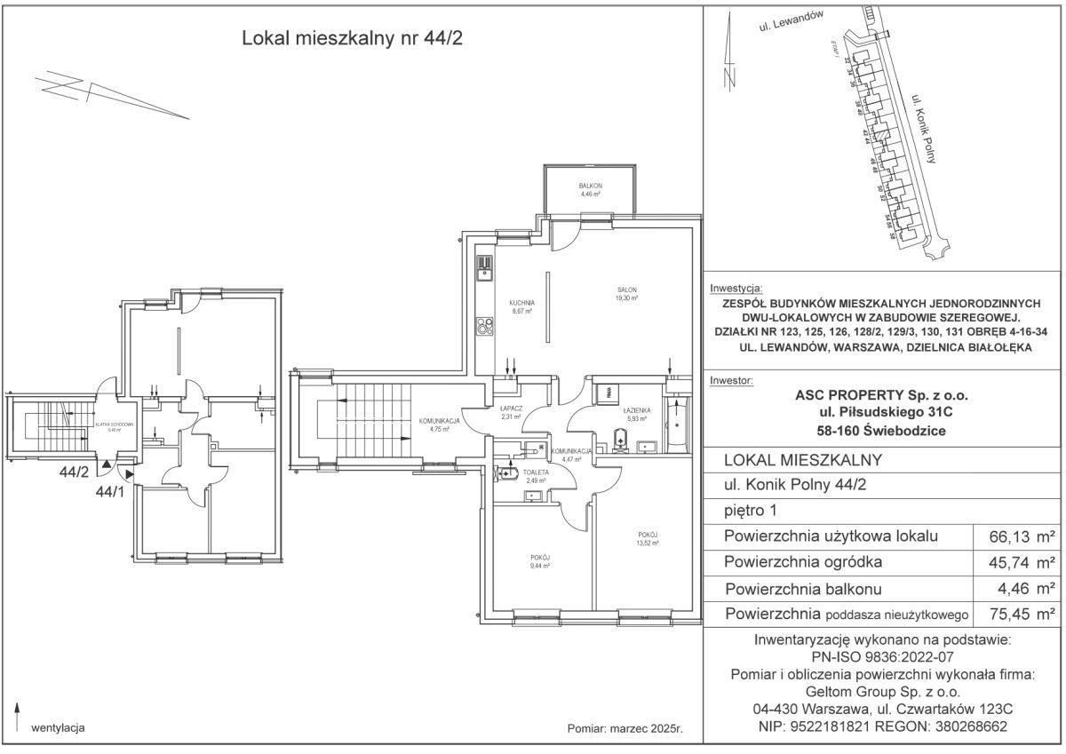 Mieszkanie 3-pokojowe Warszawa Białołęka, ul. Konik Polny. Zdjęcie 20