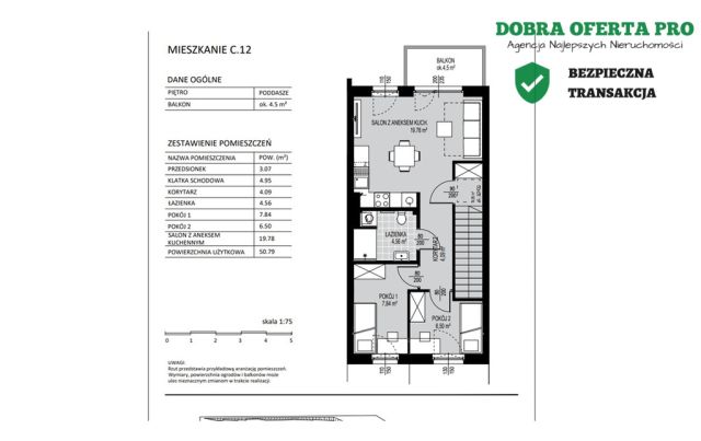 Mieszkanie 3-pokojowe Borkowo, ul. Poziomkowa. Zdjęcie 5