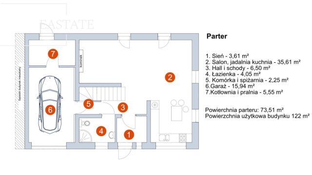 bliźniak, 4 pokoje Grądy, ul. Górna. Zdjęcie 19