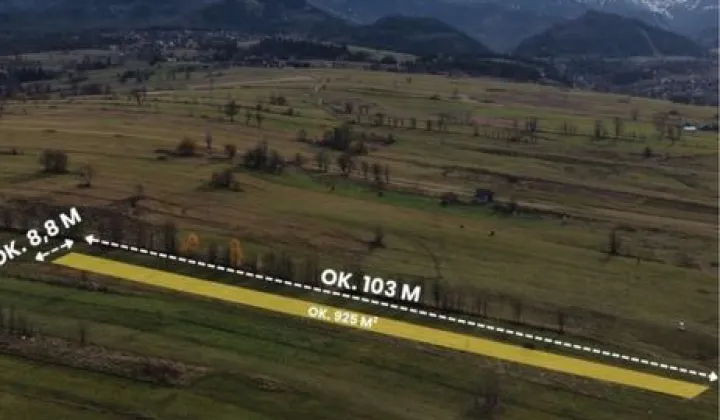 Działka rolna Poronin