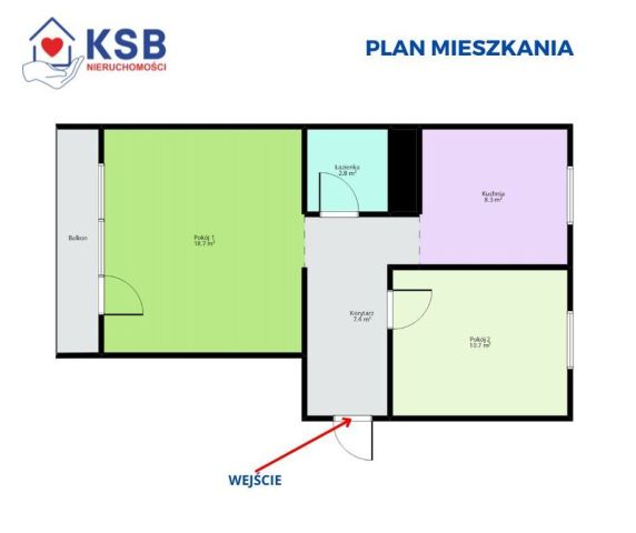 Mieszkanie 2-pokojowe Ostrowiec Świętokrzyski, os. Pułanki. Zdjęcie 14