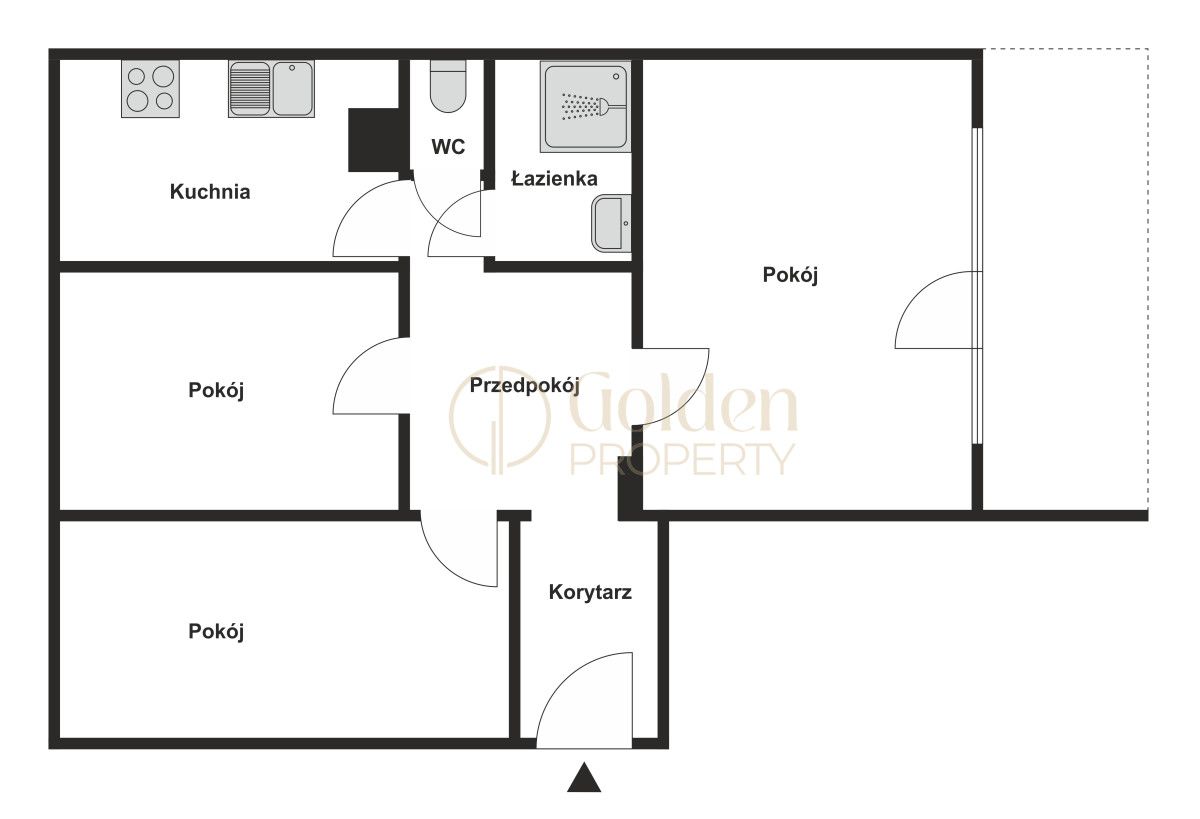 Mieszkanie 3-pokojowe Gdańsk Suchanino, ul. Franciszka Liszta. Zdjęcie 11