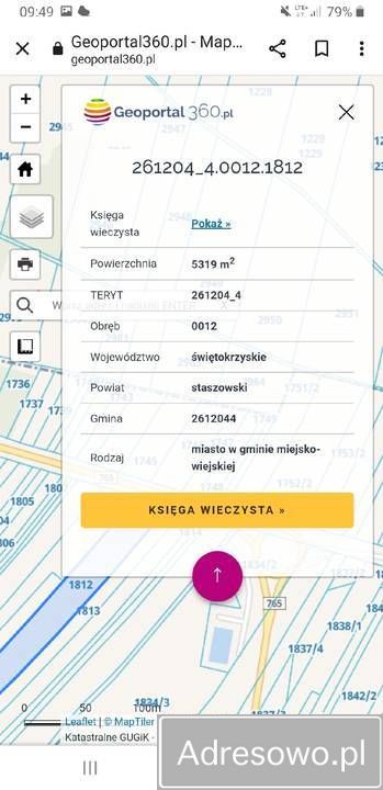 Działka budowlana Osiek. Zdjęcie 2